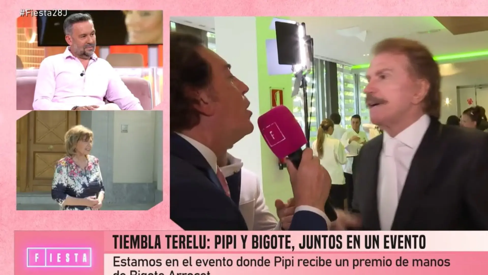 Bigote Arrocet pierde los papeles en directo: "A ver si deja descansar a María Teresa Campos"