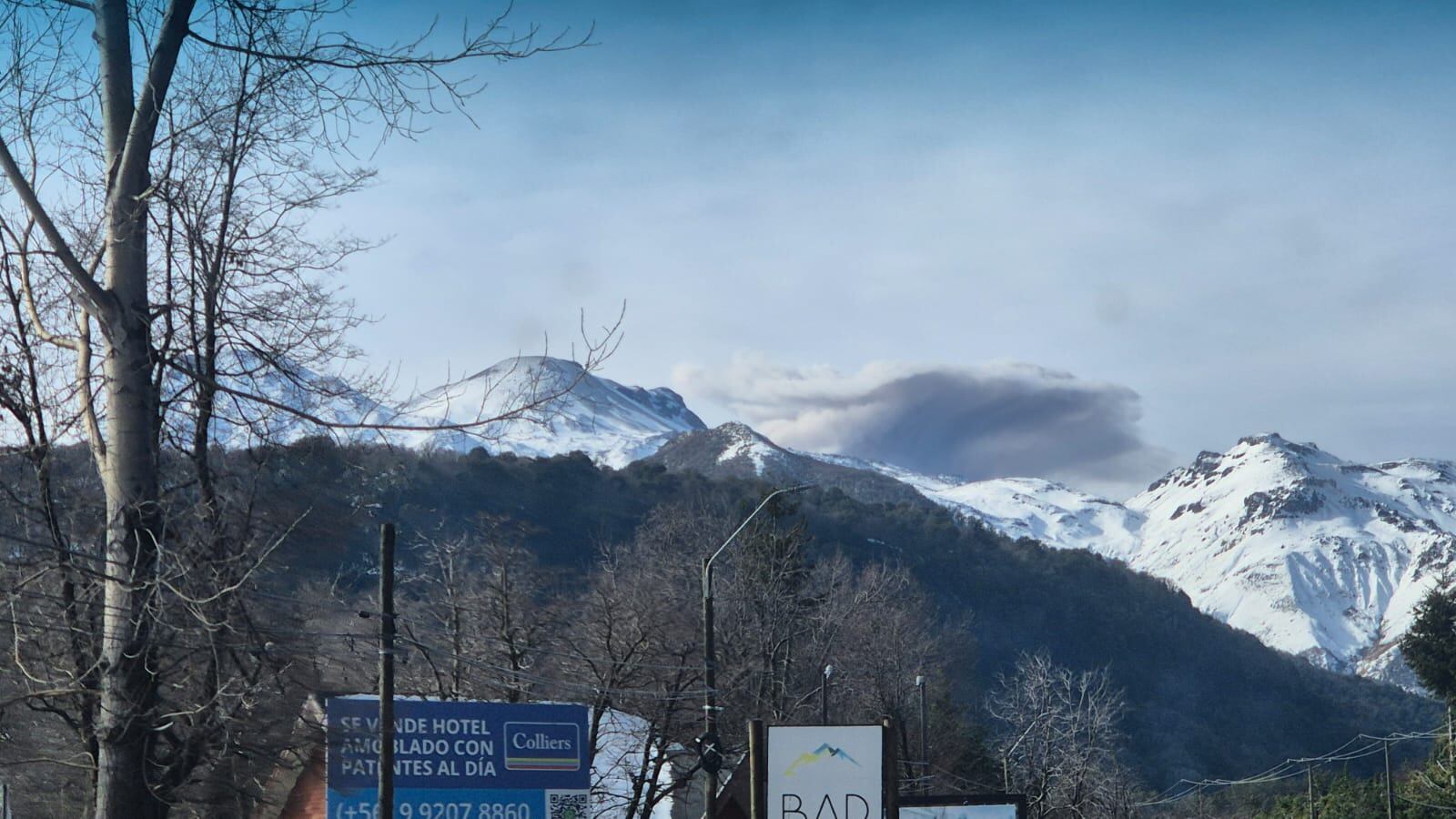 Registran pulso de cenizas en el complejo volcánico Nevados de Chillán