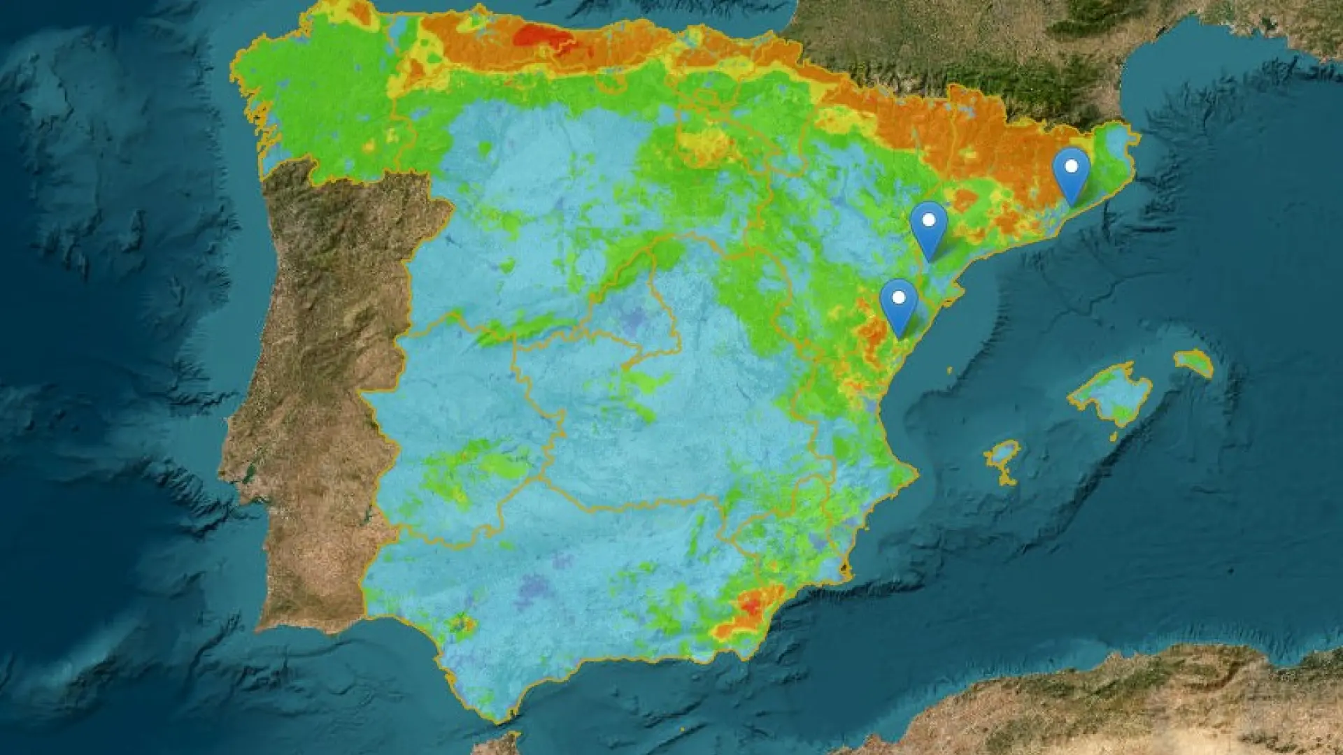 La AEMET ajusta el riesgo de incendios forestales con un nuevo índice que por primera vez mide la humedad del terreno