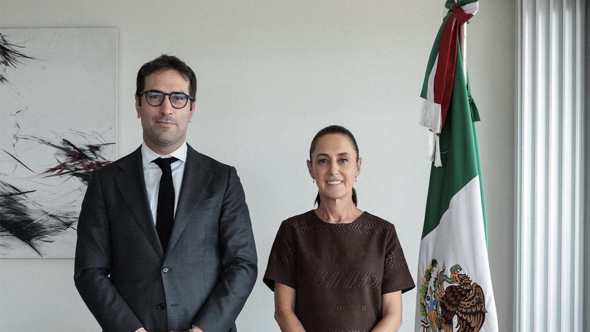Sheinbaum se reúne con vicepresidente de España