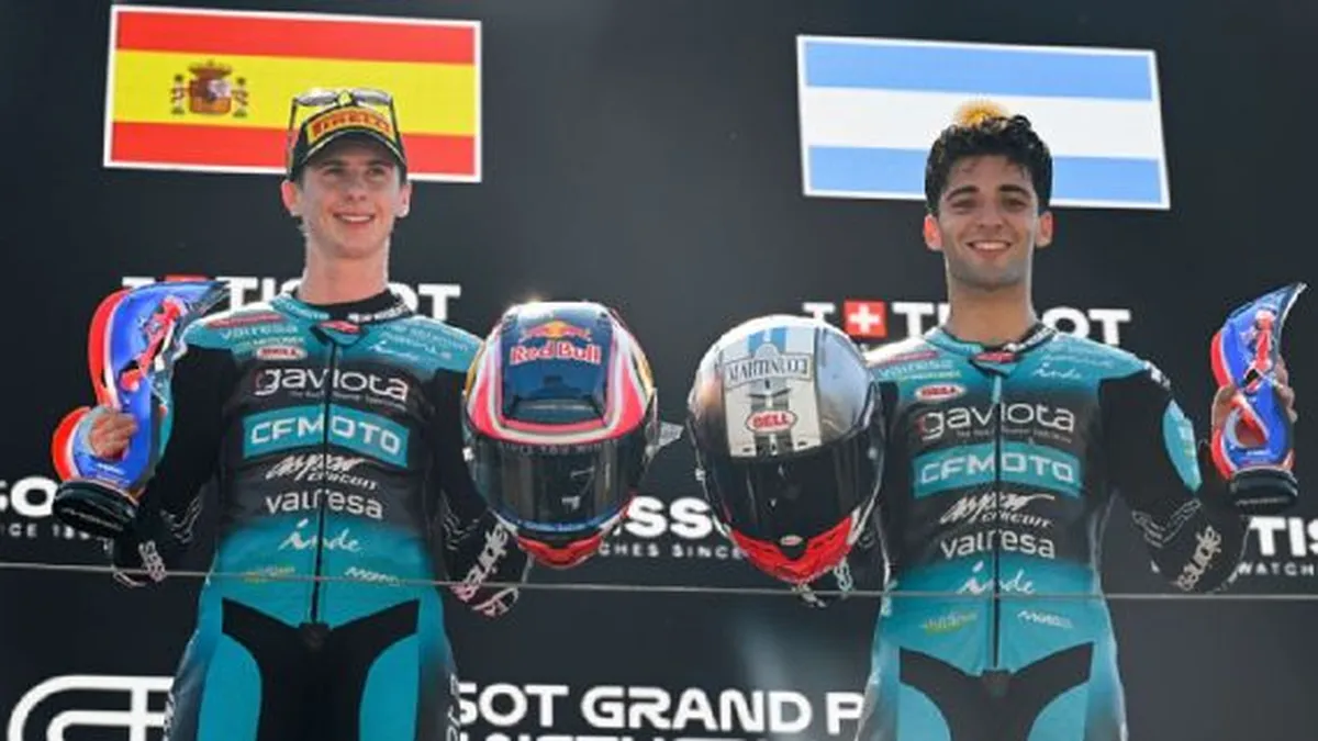 Marco Morelli subió al podio en el GP de Países Bajos y Valentín Perrone fue cuarto