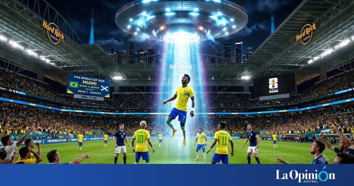 Una vidente predijo una abducción extraterrestre durante Brasil-Escocia y revolucionó las redes