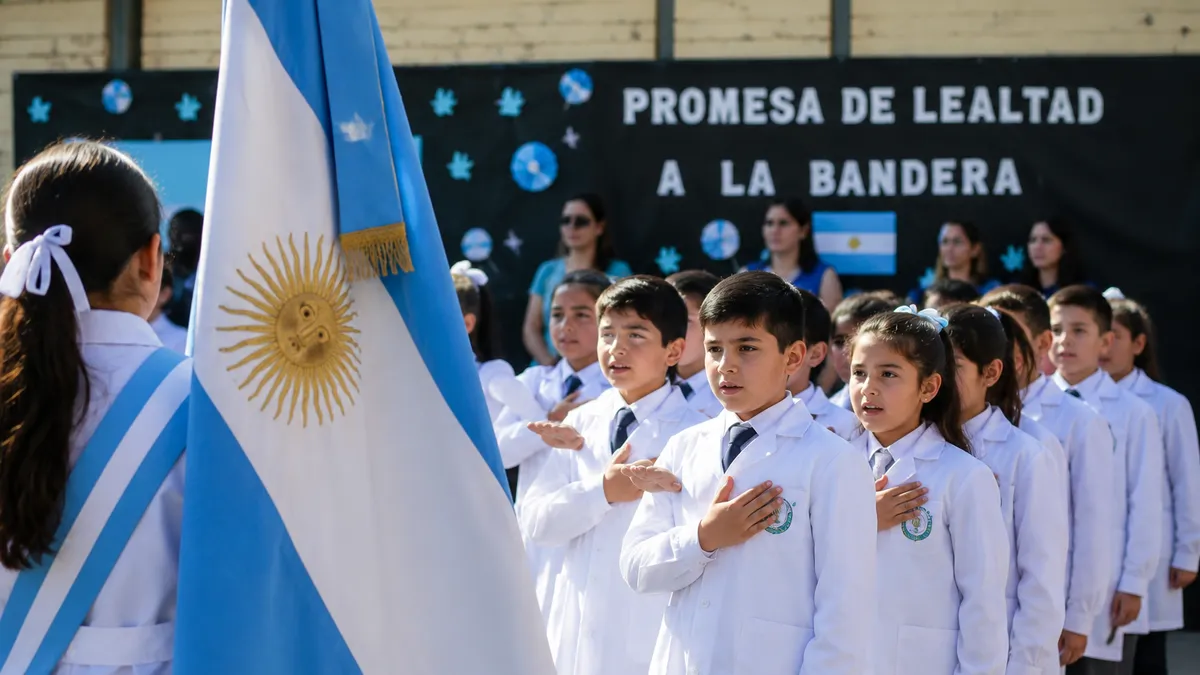 Promesa a la Bandera: Educación recuerda que ningún alumno debe pagar para participar del acto