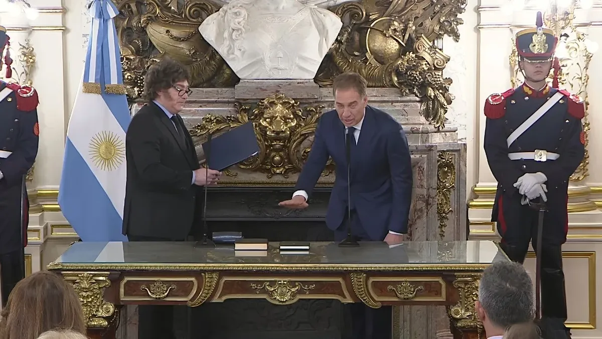 Diego Santilli juró como jefe de Gabinete