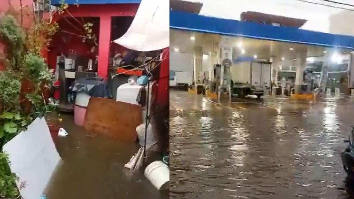 Tormenta provoca encharcamientos y afectaciones a viviendas