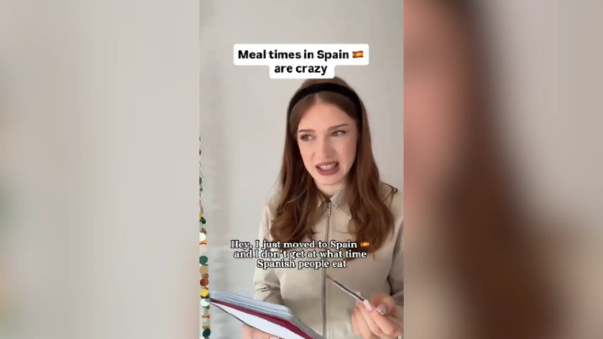 Una lituana explica con humor las diferencias de horario de Europa y España: "¿Quién cena a las 6?"