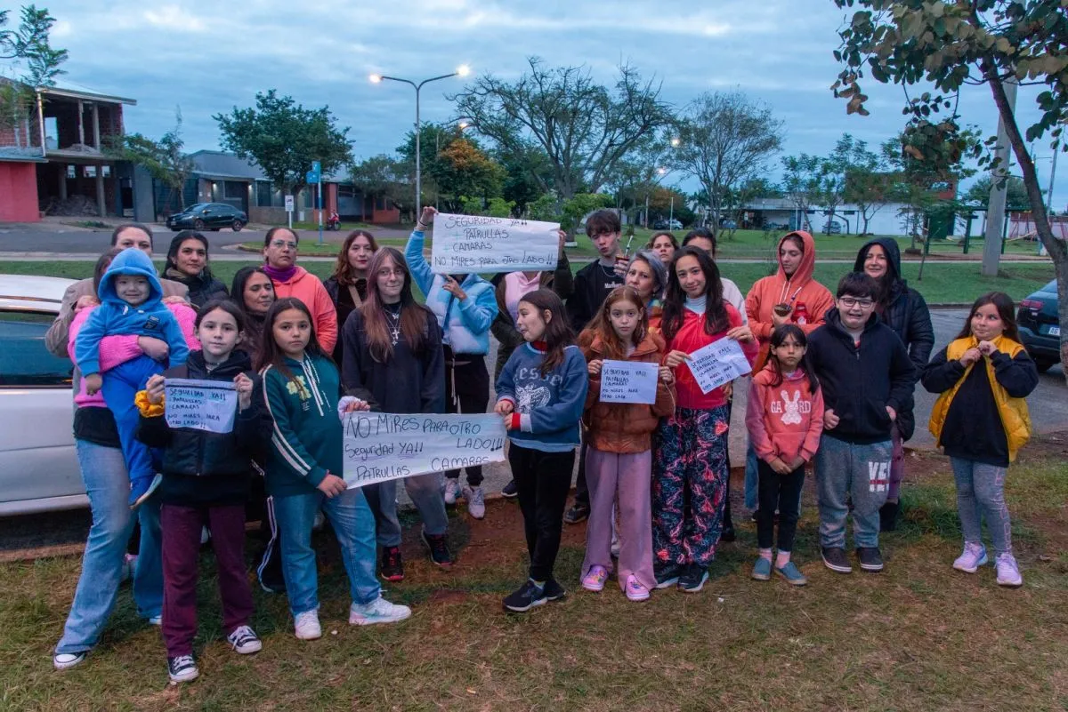 Vecinos de Itaembé Guazú se manifestaron ante reiterados hechos de inseguridad
