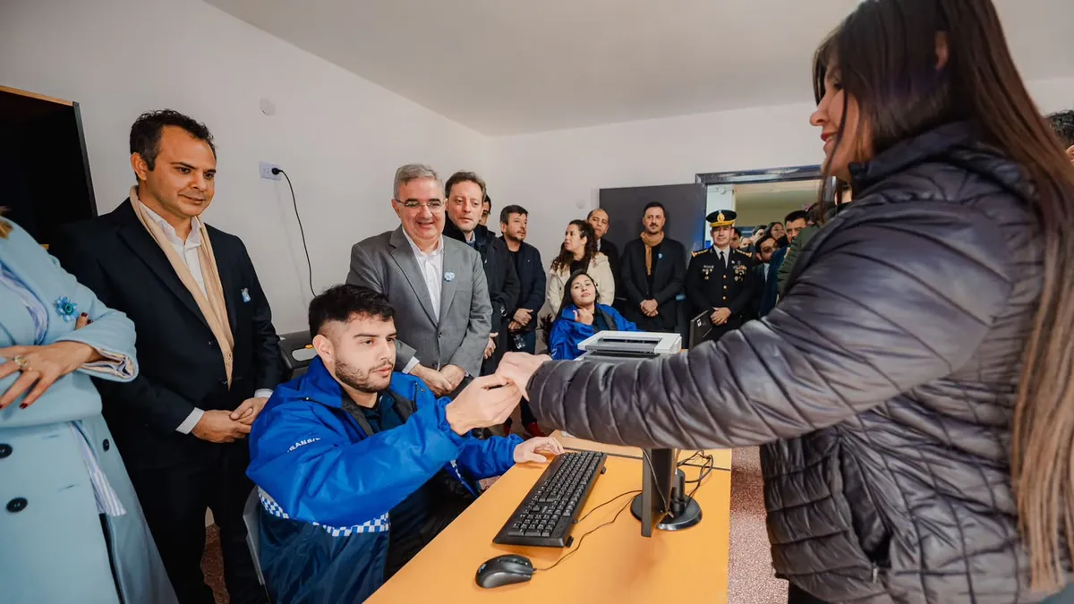 Inauguraron un nuevo Centro de Emisión de Licencias en Saujil