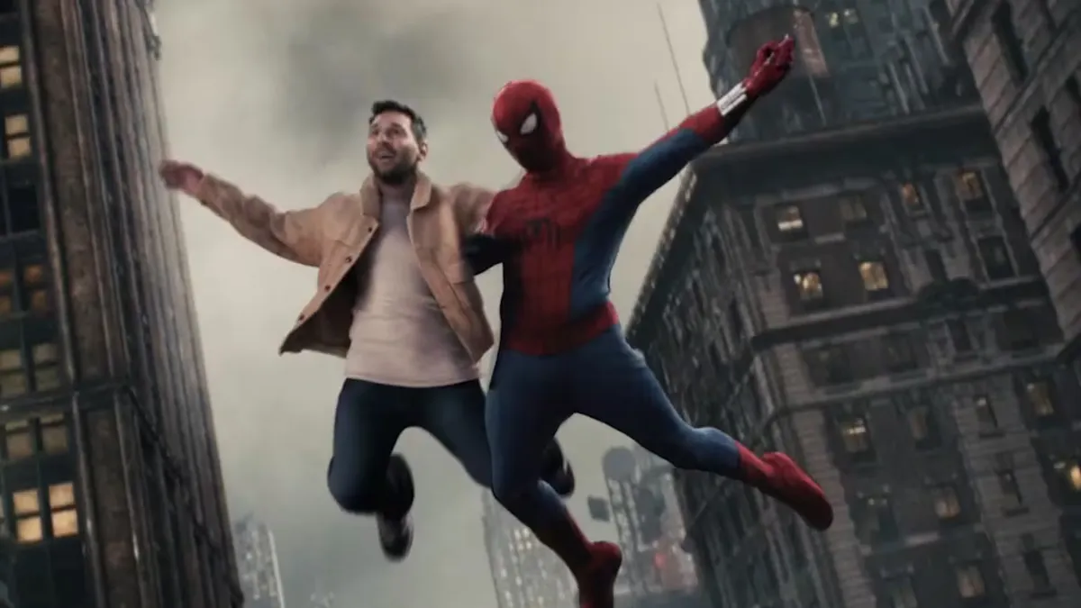 La curiosa aparición de Messi en un tráiler de la nueva película de Spider