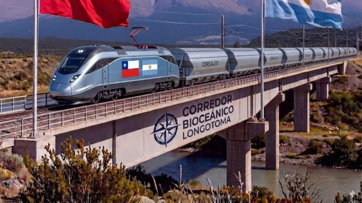 Avanza un plan ferroviario para unir Mendoza con Valparaíso