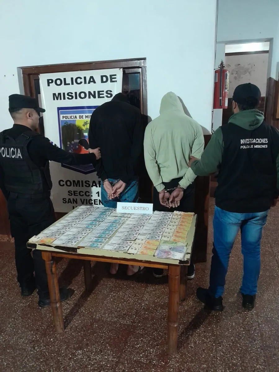 Cayeron dos ladrones tras seguidilla de asaltos en San Vicente