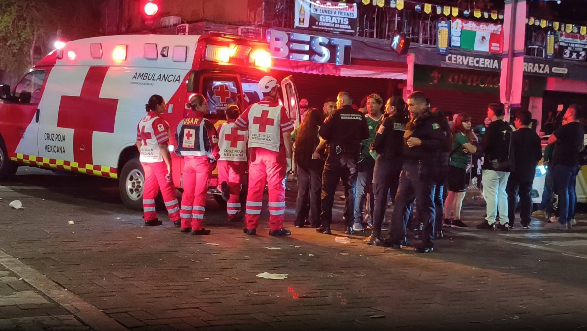 Hombre queda herido en riña luego de festejos por triunfo de México