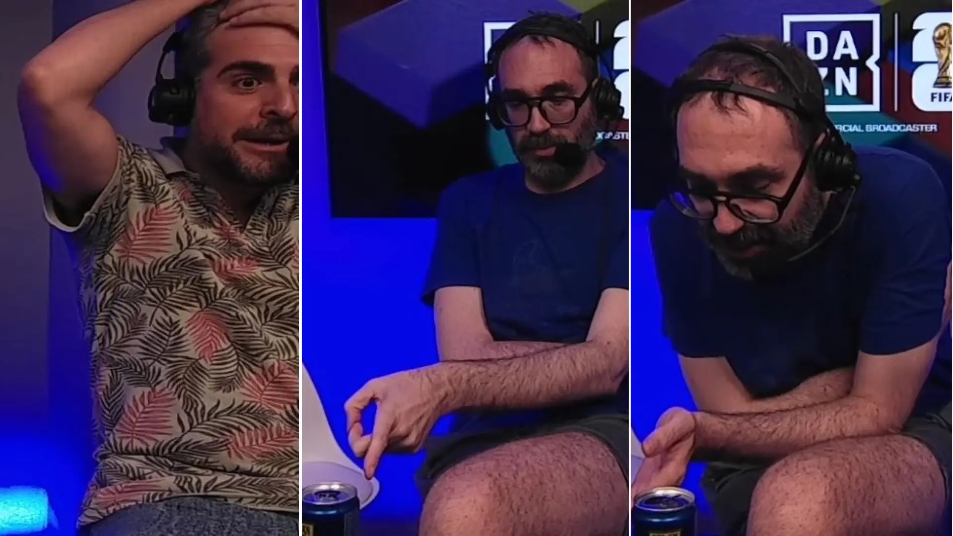 Axel Torres y José Sanchís viven un 'fenómeno paranormal' narrando un partido de madrugada: "Igual no estamos solos"