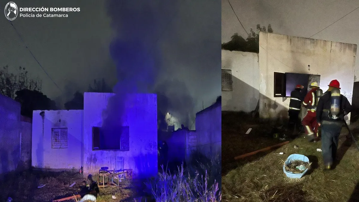 Sofocaron un incendio en una vivienda del barrio Los Eucaliptos