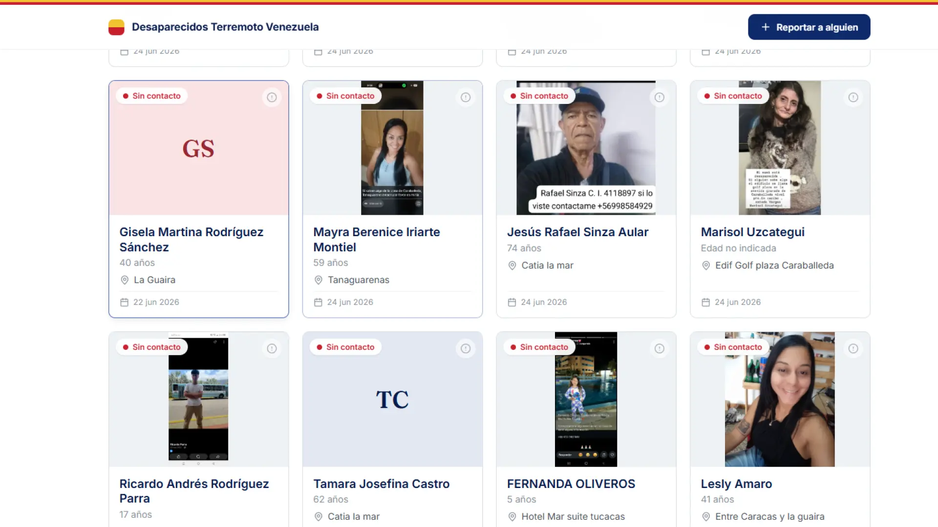 Ciudadanos venezolanos lanzan varias webs para reportar desaparecidos: ya registran más de 14.000 personas "sin contacto"