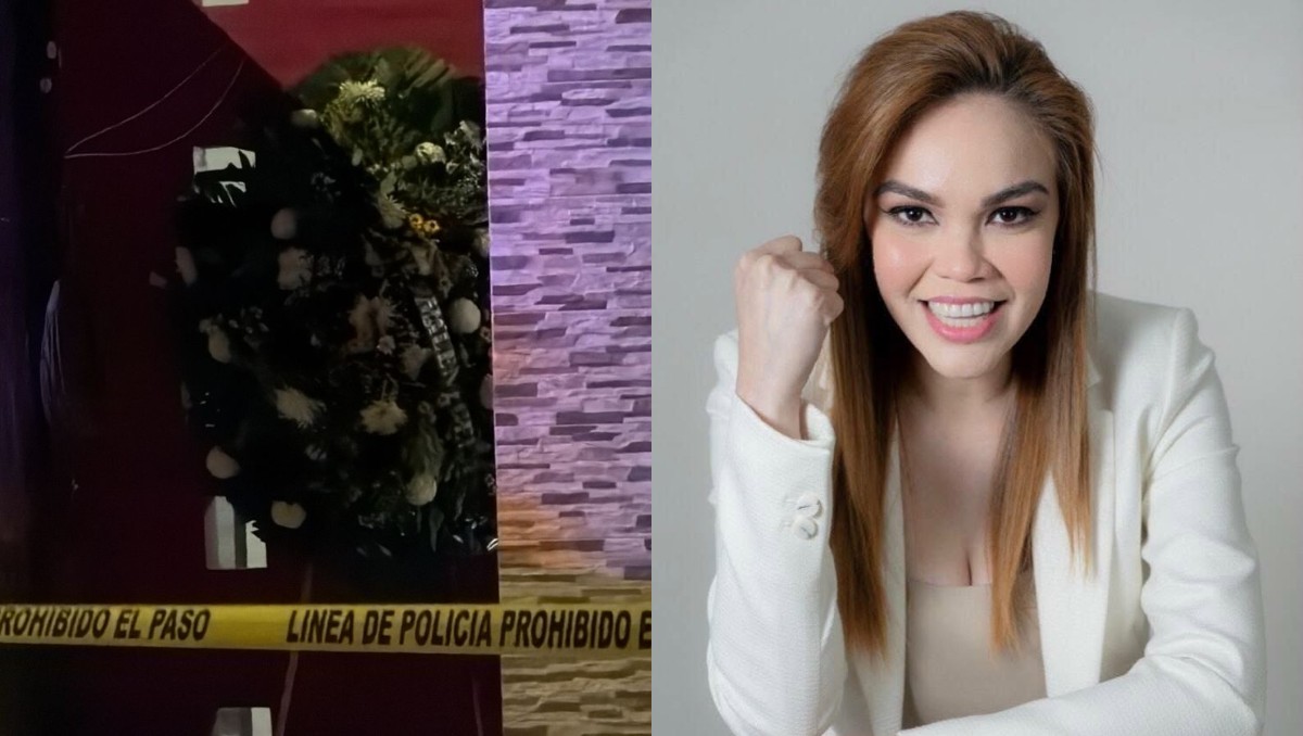 Colocan corona de flores en domicilio de diputada Paola Gárate