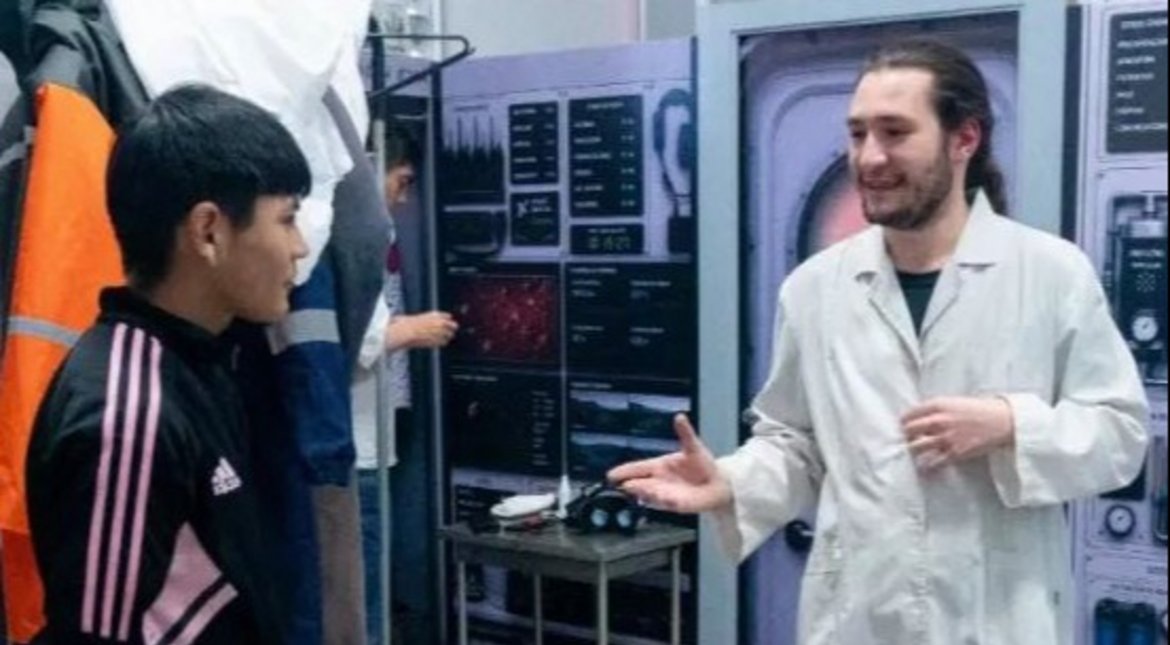 Chicos compartieron con especialistas de la NASA