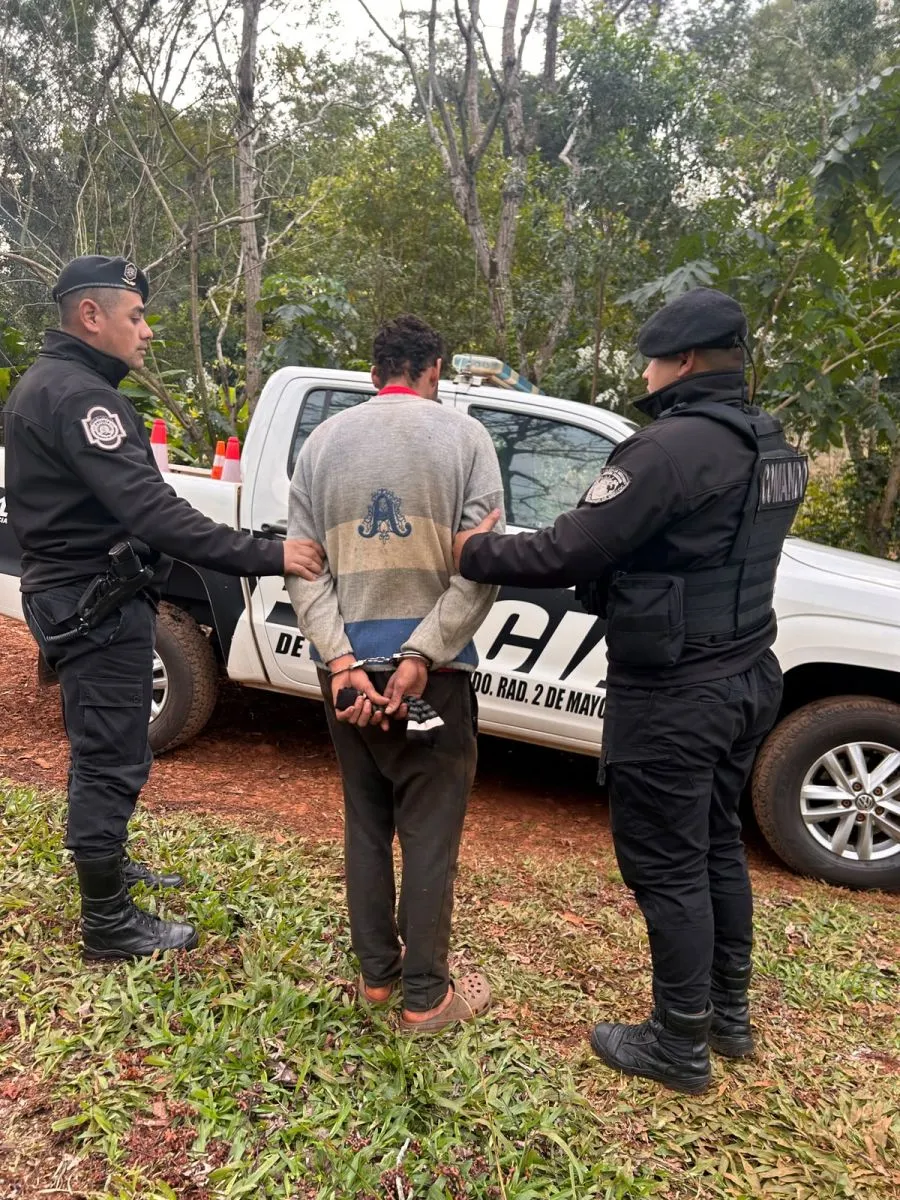 Dos de Mayo: capturaron a un delincuente que le vació la casa a un jubilado