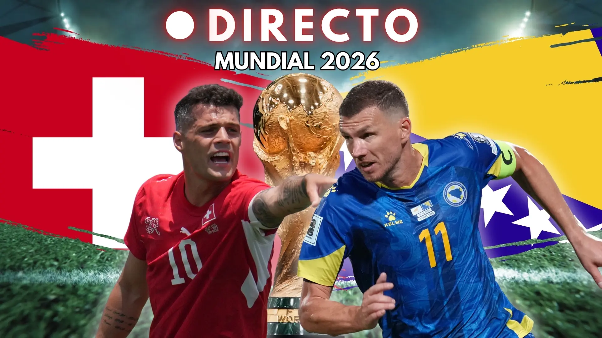 Batalla por el liderato del grupo B: Suiza y Bosnia se enfrentan en California