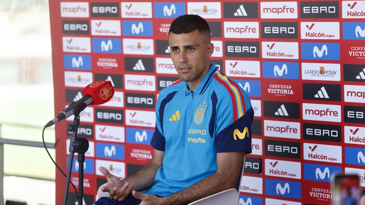 Rodri no descarta su fichaje por el Madrid: "Estoy focalizado en el Mundial y ya se verá"