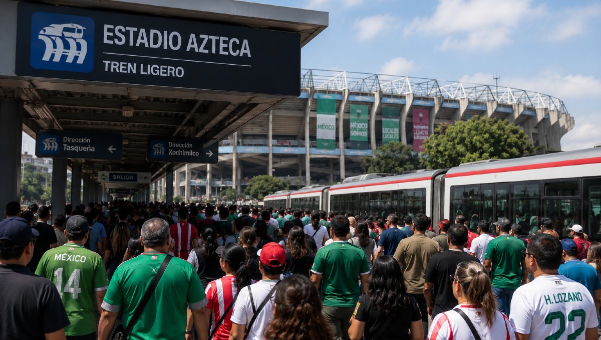 Cómo llegar al estadio CdMx del Mundial 2026 en transporte público