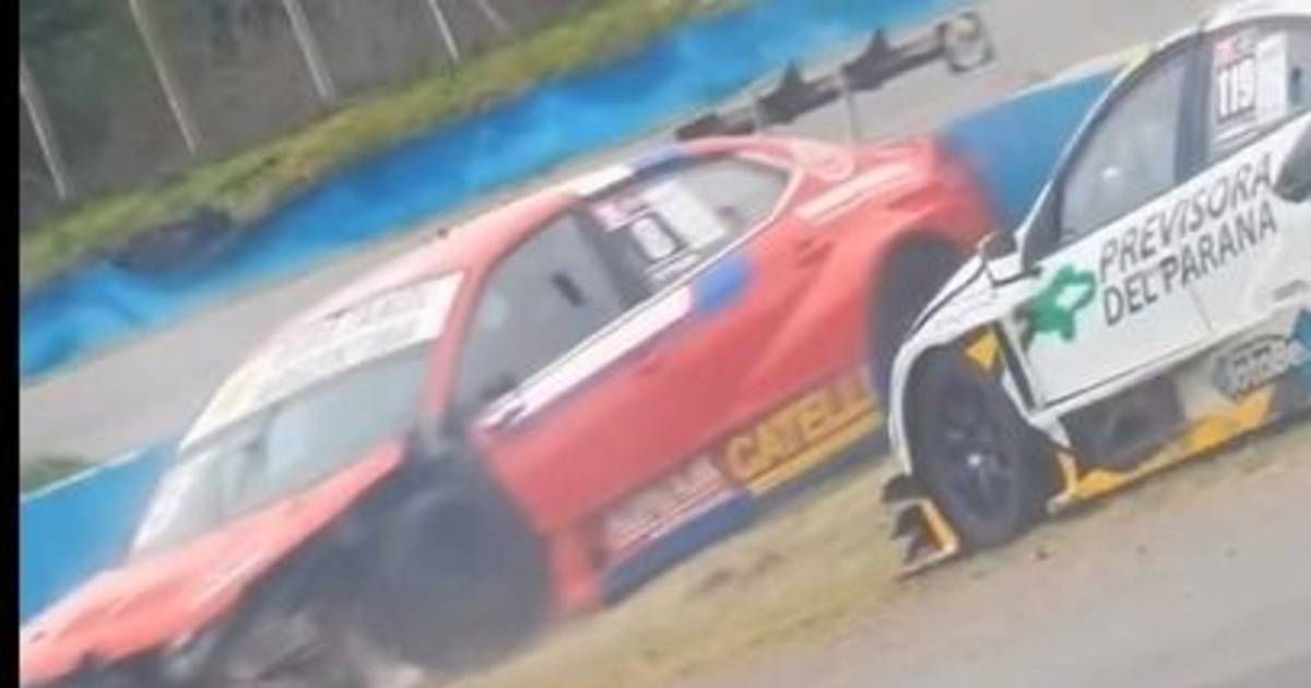 Krujoski tuvo un fuerte choque contra el paredón en Rosario