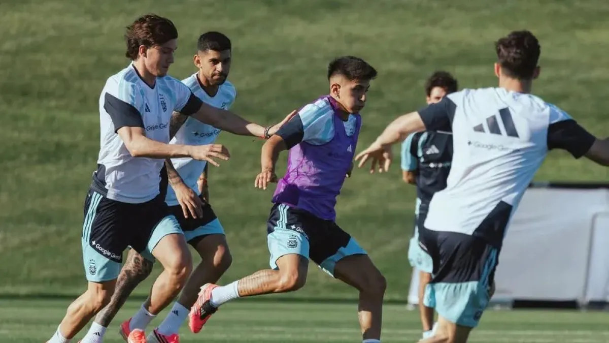 Selección argentina: los titulares descansaron en el primer entrenamiento tras el debut soñado ante Argelia