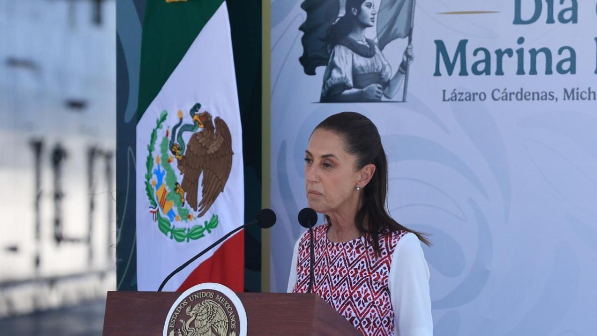 Sheinbaum reconoce a Marina y Ejército por defender la soberanía nacional