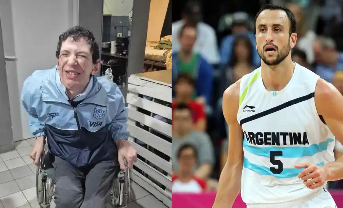 "Eternamente agradecidos": Manu Ginóbili envió regalos a joven de 2,30 mts
