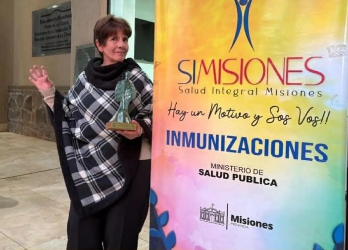 Desde San Pedro, Regina "Vicky" Kroll recibió el premio "Ángel de la Selva" por su trayectoria en la salud pública