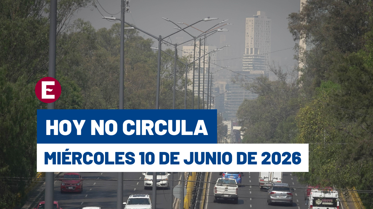 Hoy no Circula del miércoles 'paraliza' a vehículos con estas placas