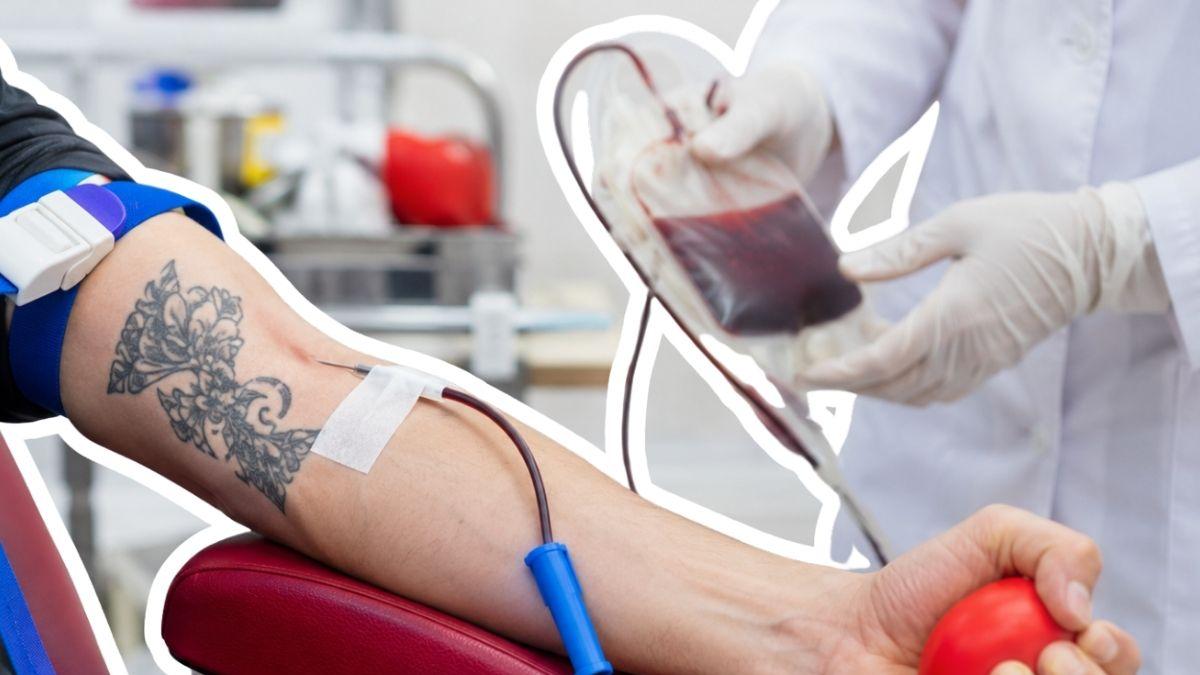 ¿La tinta arruina la sangre? El motivo por el que te preguntan si tienes tatuajes al donar sangre