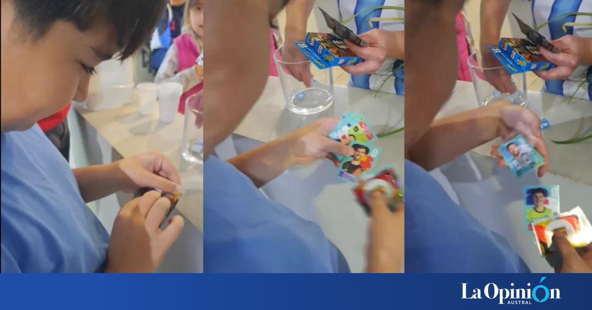 La figurita más deseada apareció en La Opinión Austral y desató el festejo de los chicos