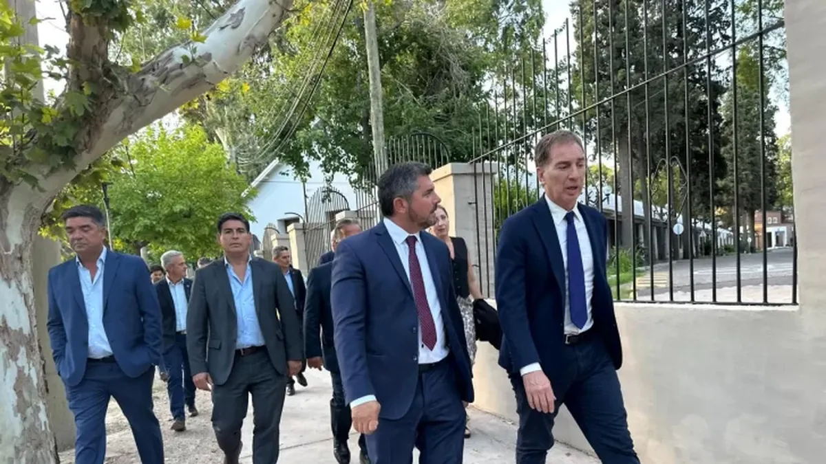 Marcelo Orrego en la Casa Rosada: se reúne con Diego Santilli, ministro del Interior
