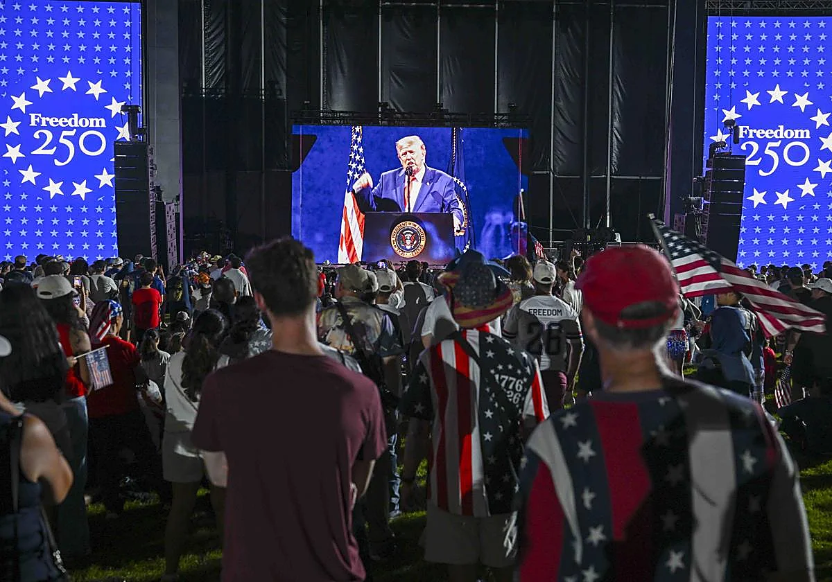 Trump celebra los 250 años de EE.UU. como el triunfo de su presidencia