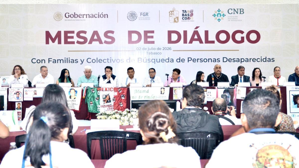 Encabeza Segob mesa regional con 56 colectivos de búsqueda para fortalecer la justicia y la verdad