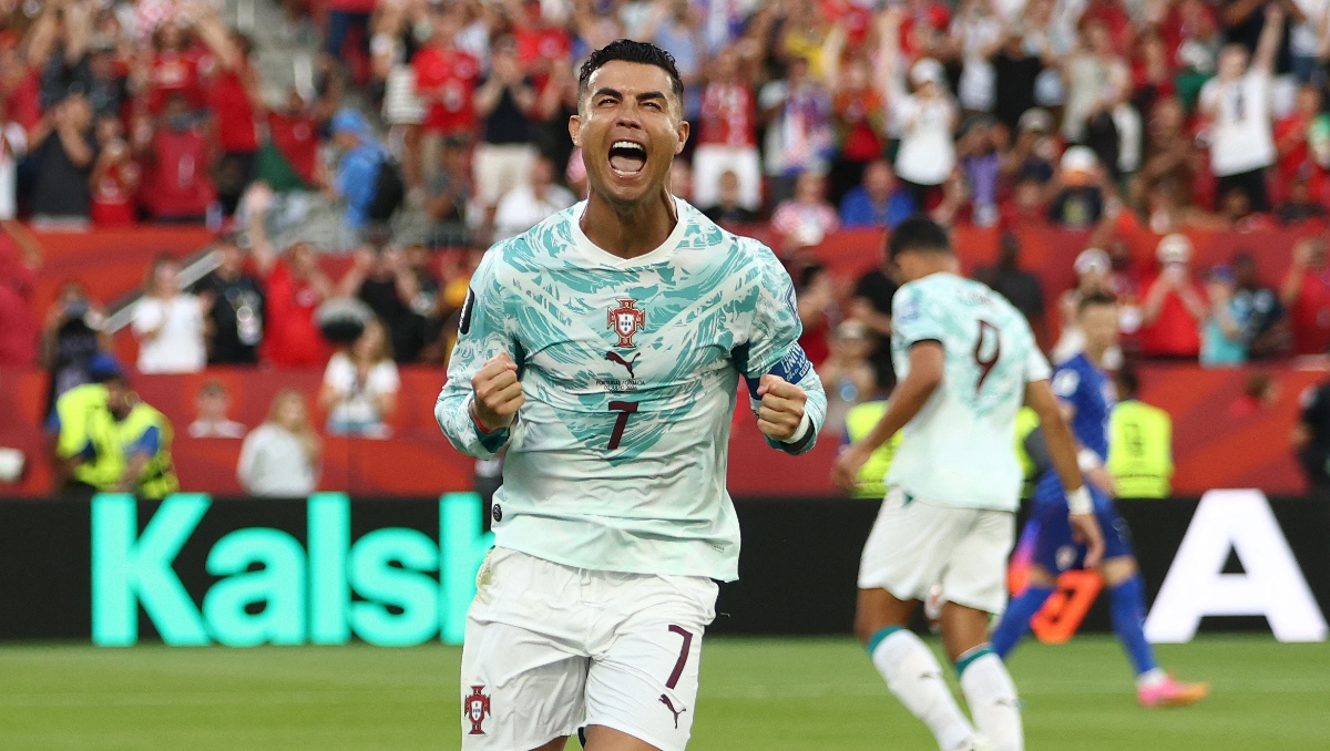 Cristiano Ronaldo anota su primer gol en fases de eliminación directa