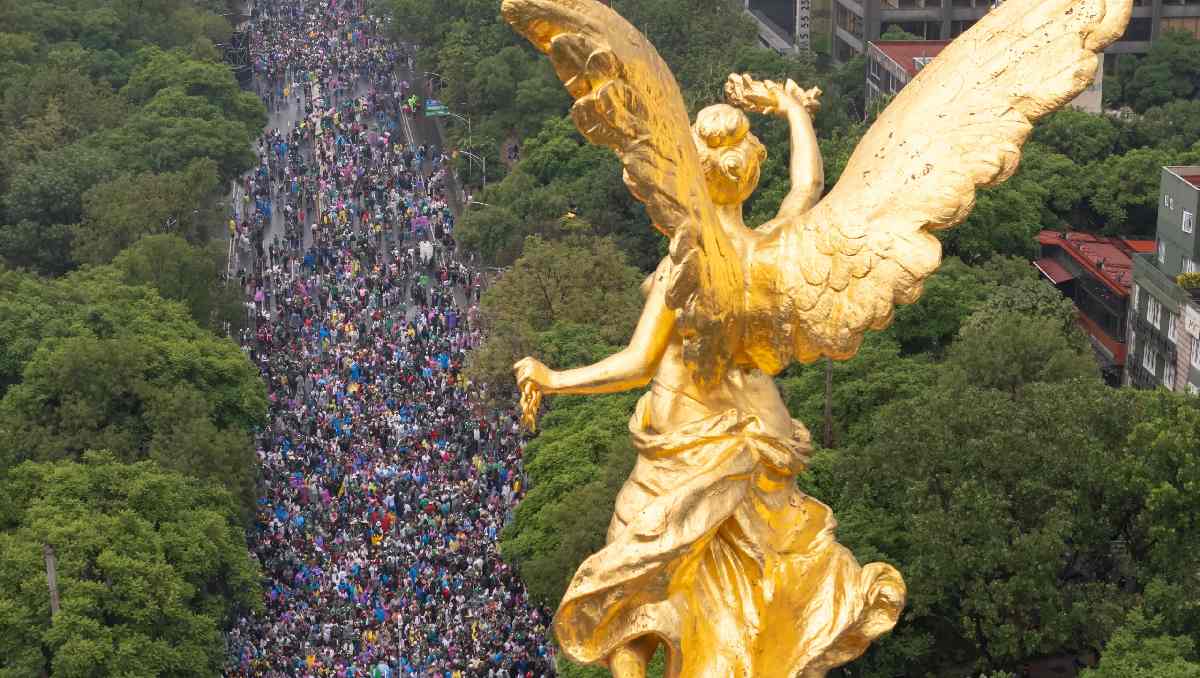 Aforo en el Ángel de la Independencia y el Zócalo llega a su límite