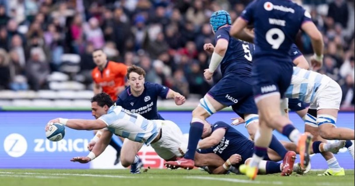Los Pumas cayeron ante Escocia en Córdoba