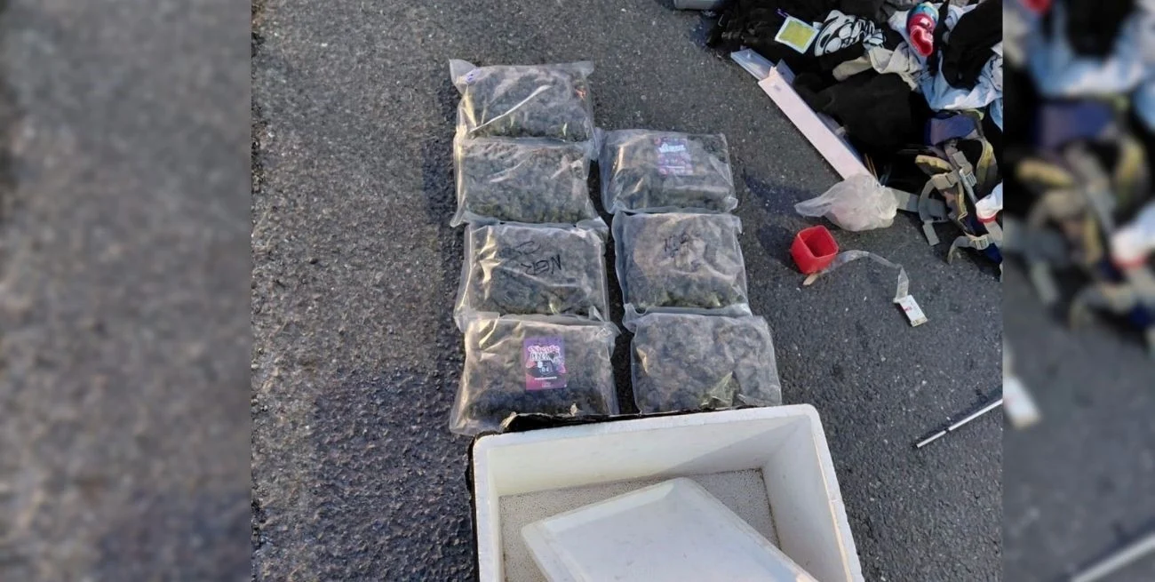 Un control de rutina terminó con casi dos kilos de marihuana secuestrados en Sauce Viejo