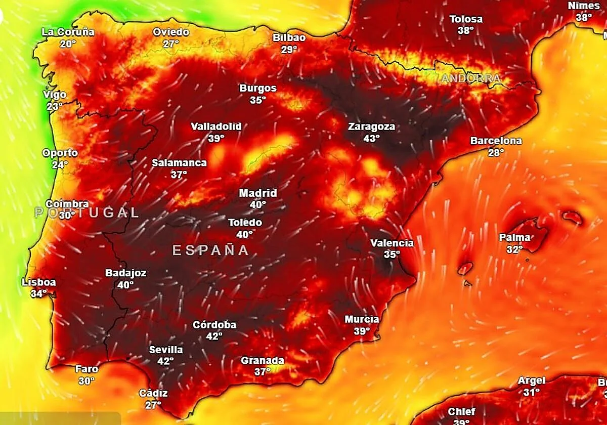 La Aemet avisa de «peligro extraordinario» por la ola de calor