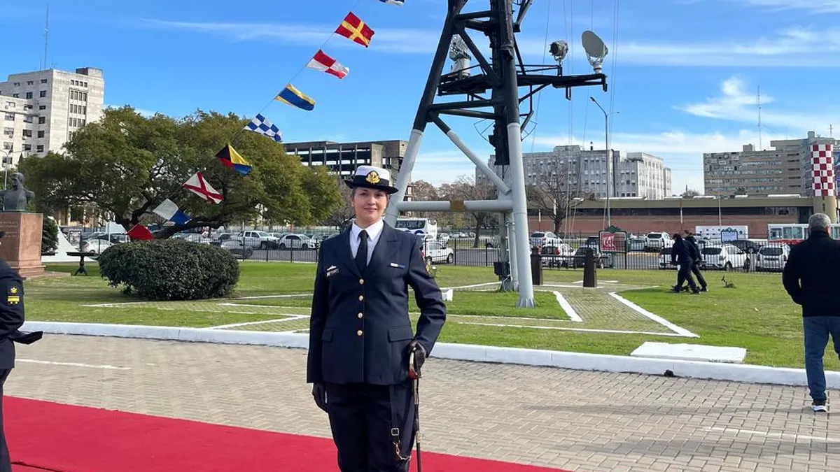 Daniela Heredia, la primera sanjuanina en alcanzar el grado de Furrierl en la Armada: una historia de sacrificio, mar y vocación