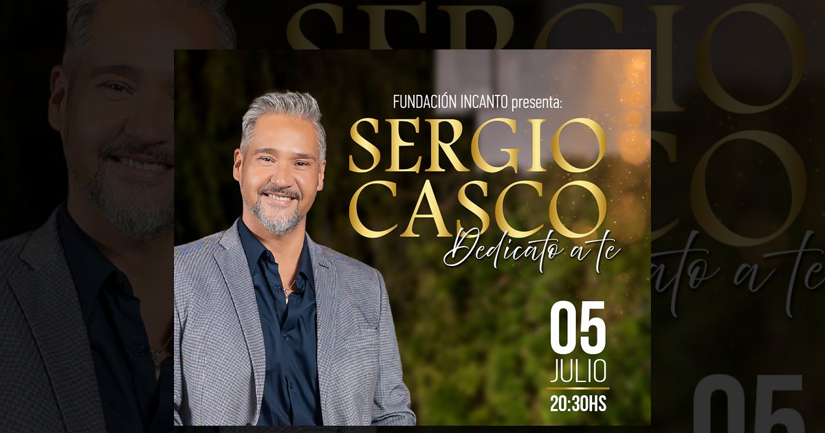 Concierto en el Teatro Vera: Sergio Casco define su show con la Orquesta Sinfónica