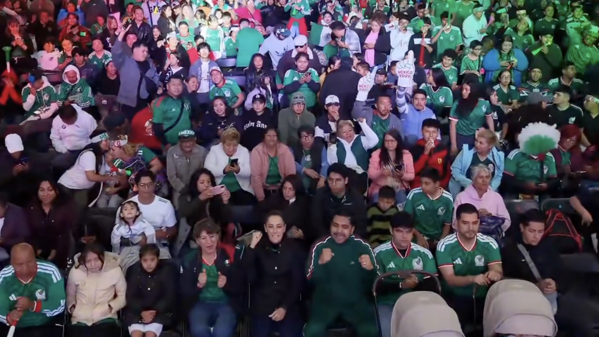 "¡Vamos, México!": el mensaje de Claudia Sheinbaum desde Nezahualcóyotl