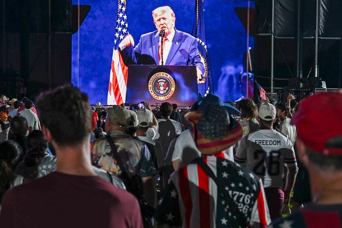 Trump: "Nadie puede ser como nosotros. Con la ayuda de Dios, siempre seremos así, o incluso mejores".