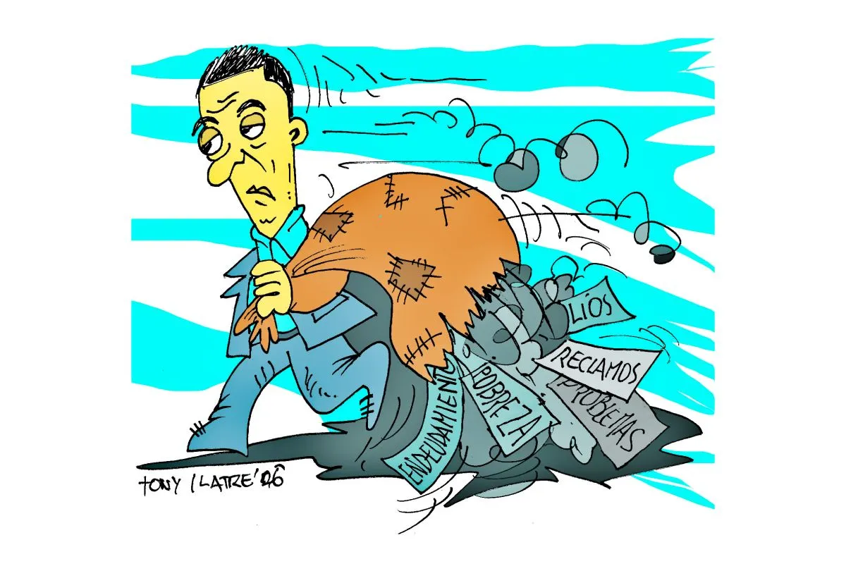Se fue Adorni y no se llevó los problemas