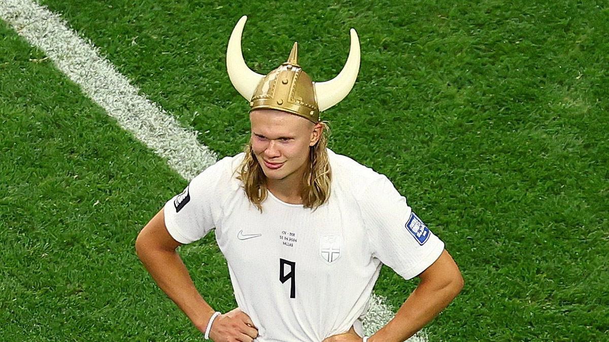 Haaland se ríe del festejo vikingo de la Selección Mexicana