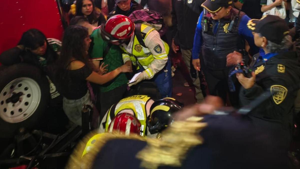 Identifican a fallecidos en festejos por triunfo del Tri en CDMX