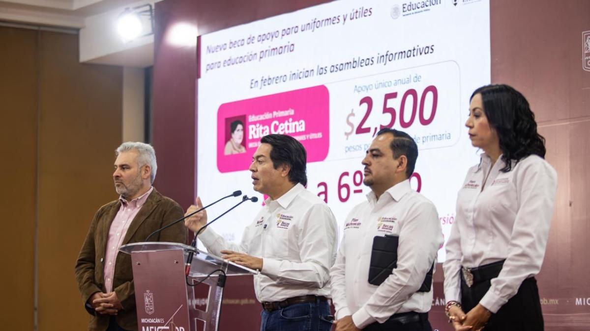Destina SEP más de 5 mil 700 millones de pesos en becas para el Plan Michoacán
