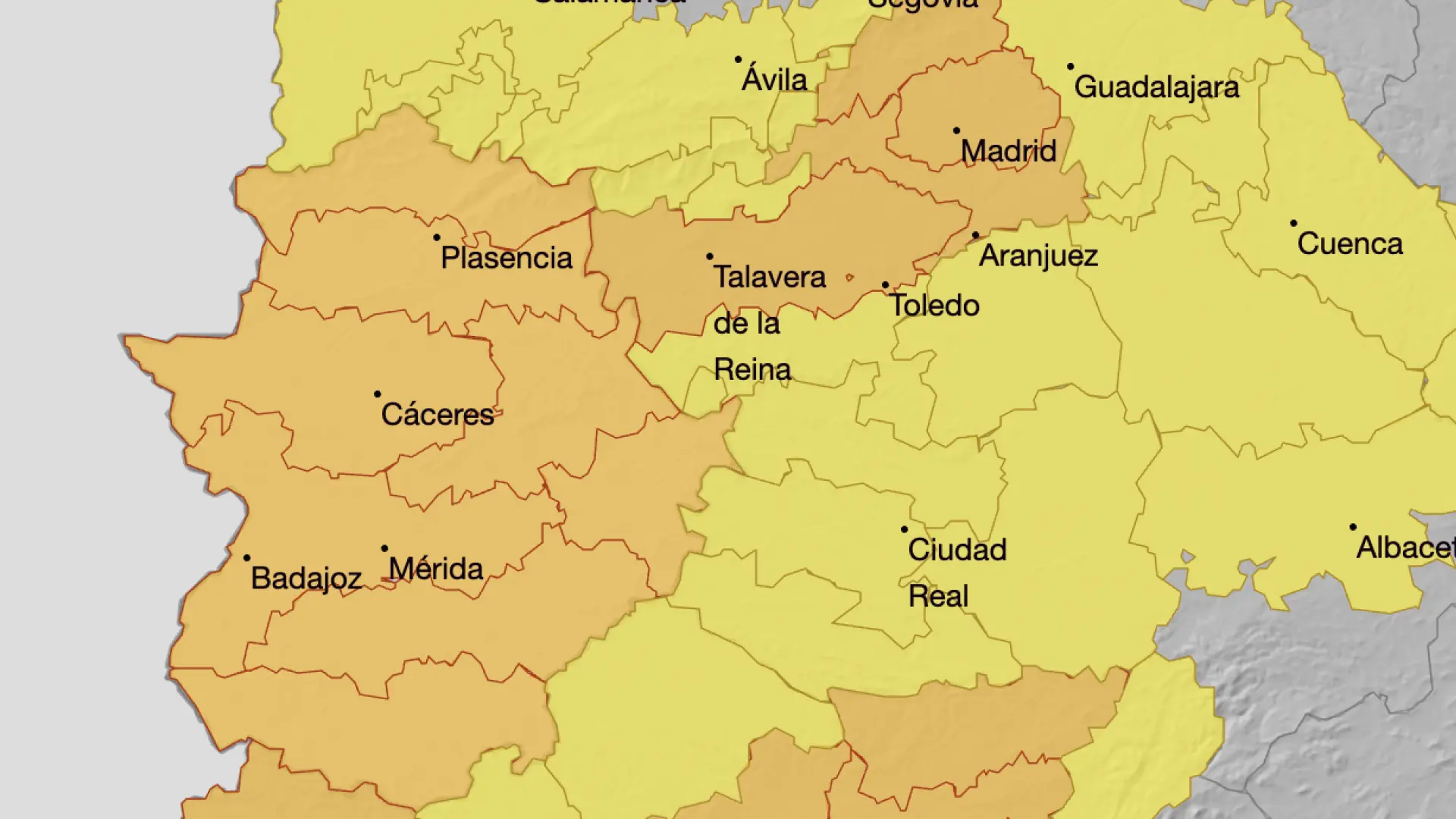 El calor aprieta en Extremadura: alerta naranja en toda la comunidad por máximas de hasta 41 grados